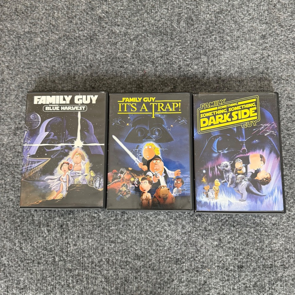 Family Guy Star Wars Parody DVD Blue Harvest It's A Trap Something Dark Side Guy